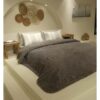 Koza Home Twin ćebe u braon i plavoj boji 200x220 – trendova.rs
