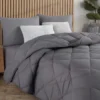 Zimski jorgan Formeya Soft antracit siva mikrofiber silikonsko punjenje antibakterijalan 155x215 cm – trendova.rs