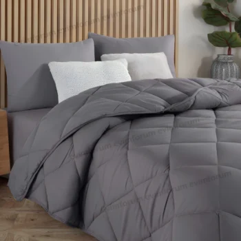 Zimski jorgan Formeya Soft antracit siva mikrofiber silikonsko punjenje antibakterijalan 155x215 cm – trendova.rs