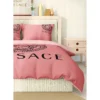 Posteljina 6-delna pamučni saten 3D digitalna štampa roze 200x220 cm poklon kutija – trendova.rs