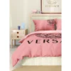 Posteljina 6-delna pamučni saten 3D digitalna štampa roze 200x220 cm poklon kutija – trendova.rs