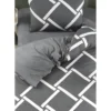 Posteljina LaLiva karirani set ranforce 100% pamuk jednokratni krevet navlaka čaršav jastučnica – trendova.rs