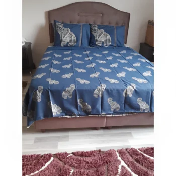 Posteljina Palm Home Design tropski motiv 65% pamuk 200x220 cm navlaka čaršav jastučnice – trendova.rs