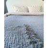 Prekrivač 4-slojna pika u sivoj boji 160x230 – trendova.rs