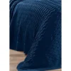 Prekrivač Linda trikotažni indigo 100% akril 180x230 cm jednostruki krevet poklon kutija sve sezone – trendova.rs