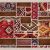 Etnički kilim tepih digitalna štampa, periv 30°C, antiklizajuća podloga, 10mm vlakna – trendova.rs